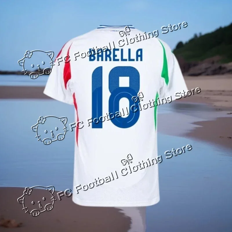 

New Style Italy Soccer Team Jersy Men Women Kids T-Shirts Sports Casual Training Clothes Breathable Fast Dry Short Sleeve Shirts