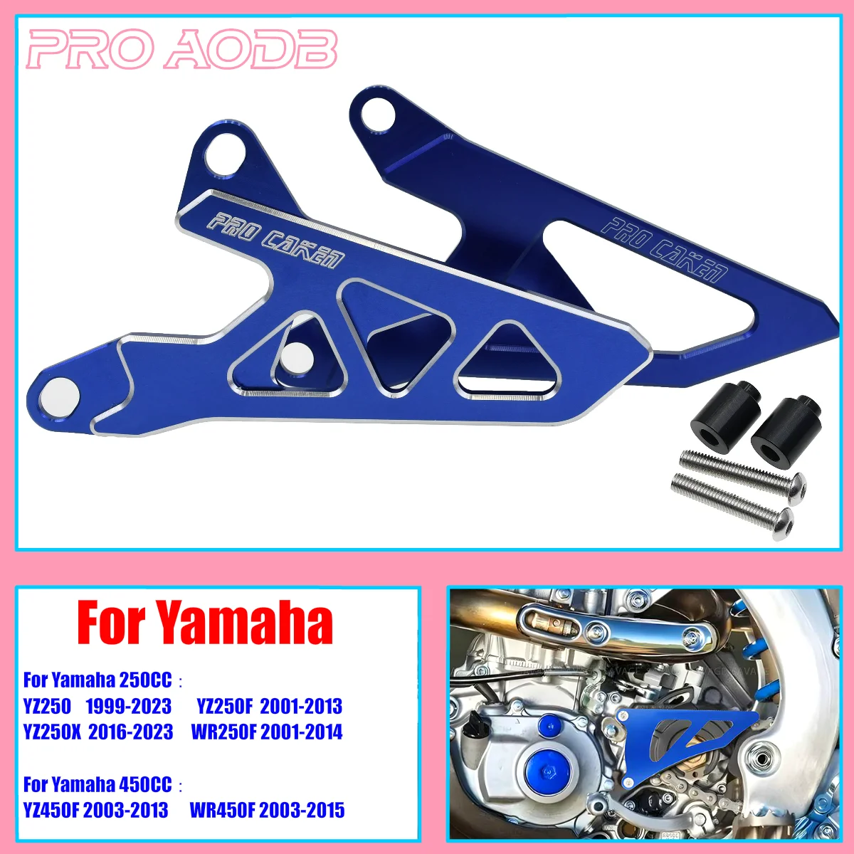 

CNC Front Sprocket Cover Chain Protector Guard For Yamaha YZ250 YZ250F YZ250X WR250F YZ450F WR450F YZ 250 250F 250X WR 450F 450