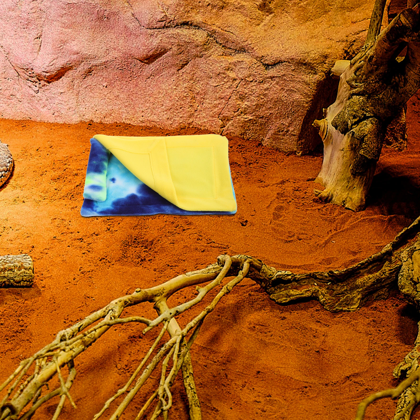 

Soft Reptile Sleeping Bag For Bearded Dragon Lizard Gecko Hamster Pet Hideout Bed Warm Comfortable Small Animal