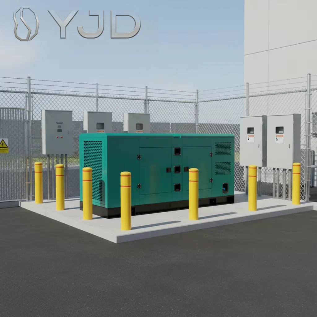300KW Silent Diesel Generator Set with Auto Start Remote Start 50/60Hz Single Phase AC Output