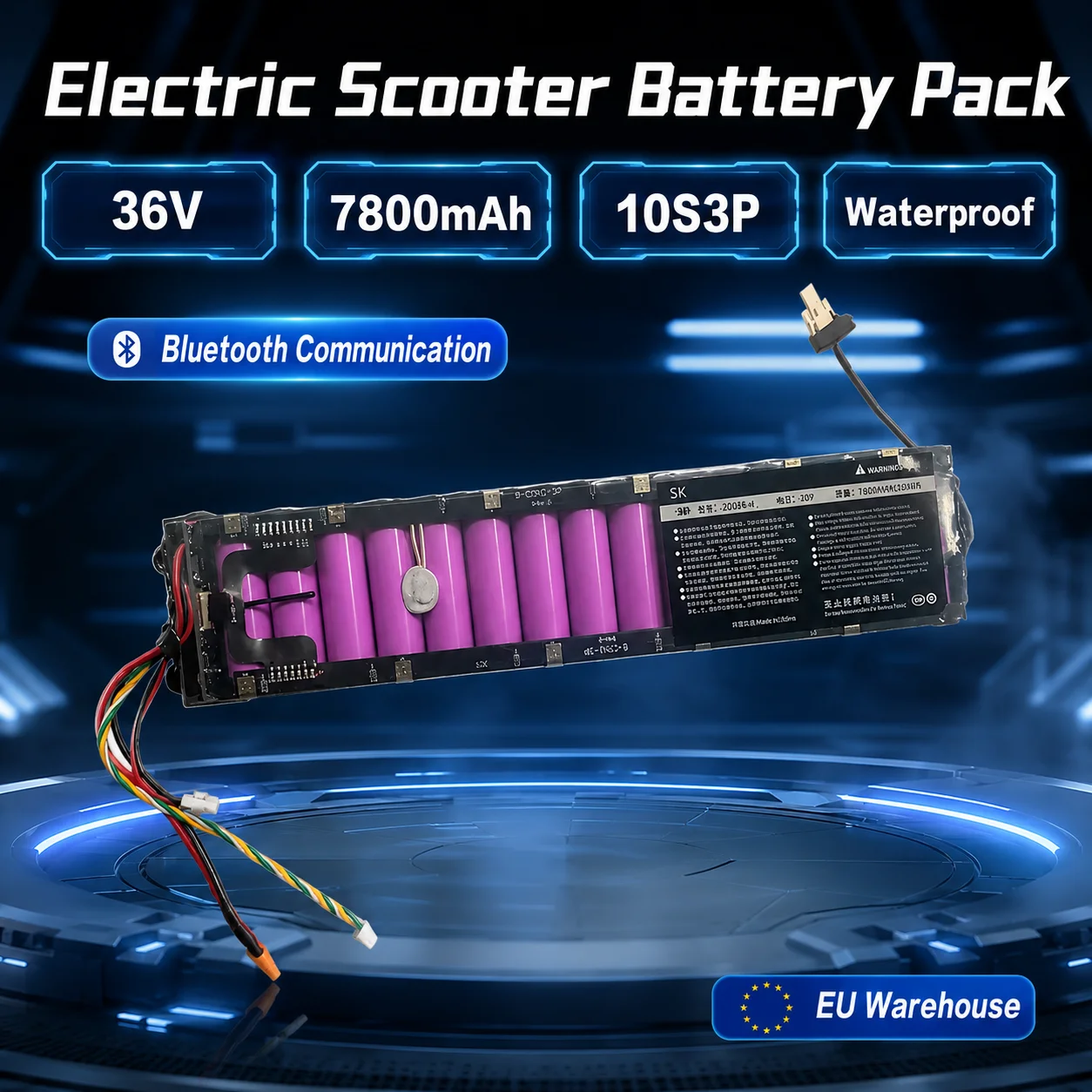 Ersatzakku 36V 7800mAh 10S3P Elektroroller-Akku für Xiaomi und Mijia M365 M356