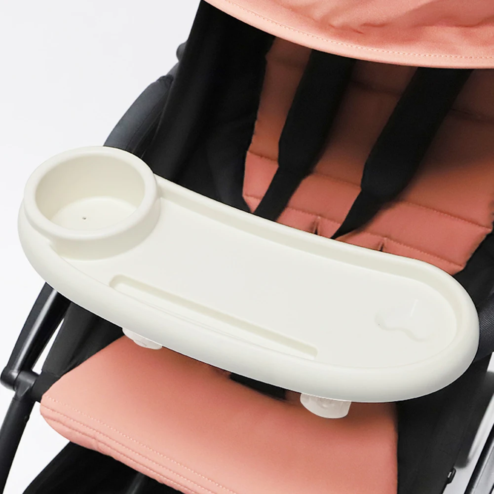 Vassoio da tavolo per passeggino per bambini 3 in 1, portabicchieri rimovibile per bottiglia di latte, vassoio universale per passeggino per accessori per passeggino