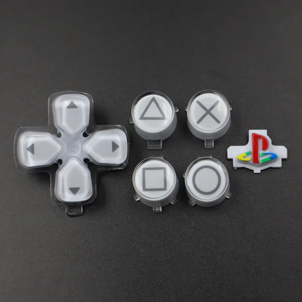 1 مجموعة ل PS5 تحكم استبدال Dpad و ABXY هلام أزرار الزناد مفاتيح إصلاح جزء زر المنزل العودة مفتاح الطاقة الخلفي