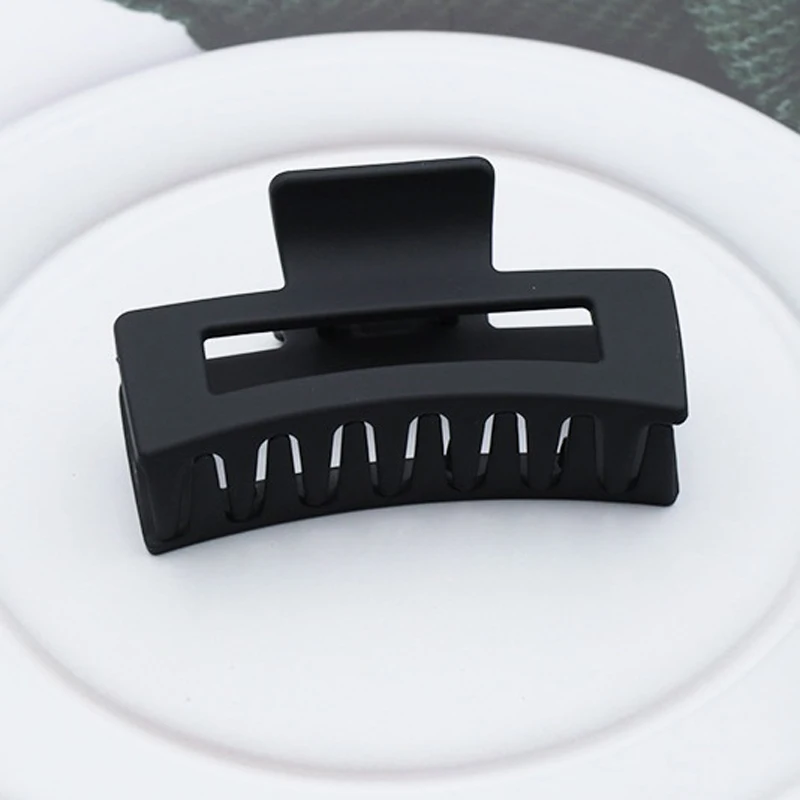 Koreanische Frauen Mädchen Kunststoff Haar Krallen Haar Clips Headwear Große Größe Haarnadel Krabben Haarspange Mode Ornament Haar Zubehör – Detail 9