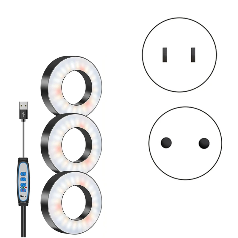 屋内植物用成長ライト、144 LED フルスペクトル LED 植物成長ライト、5V/3A アンダーキャビネット成長ランプ-AT64