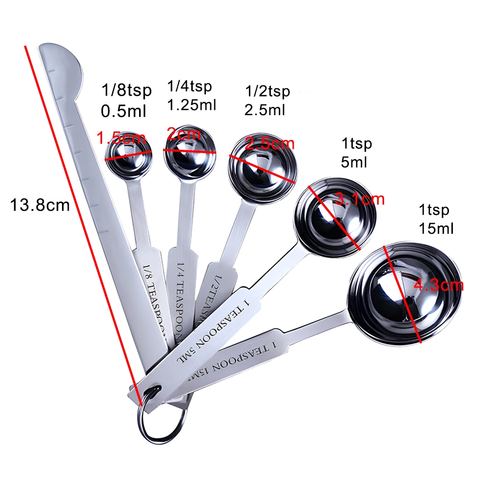 Stackable Measuring Cups and Spoons Set 4