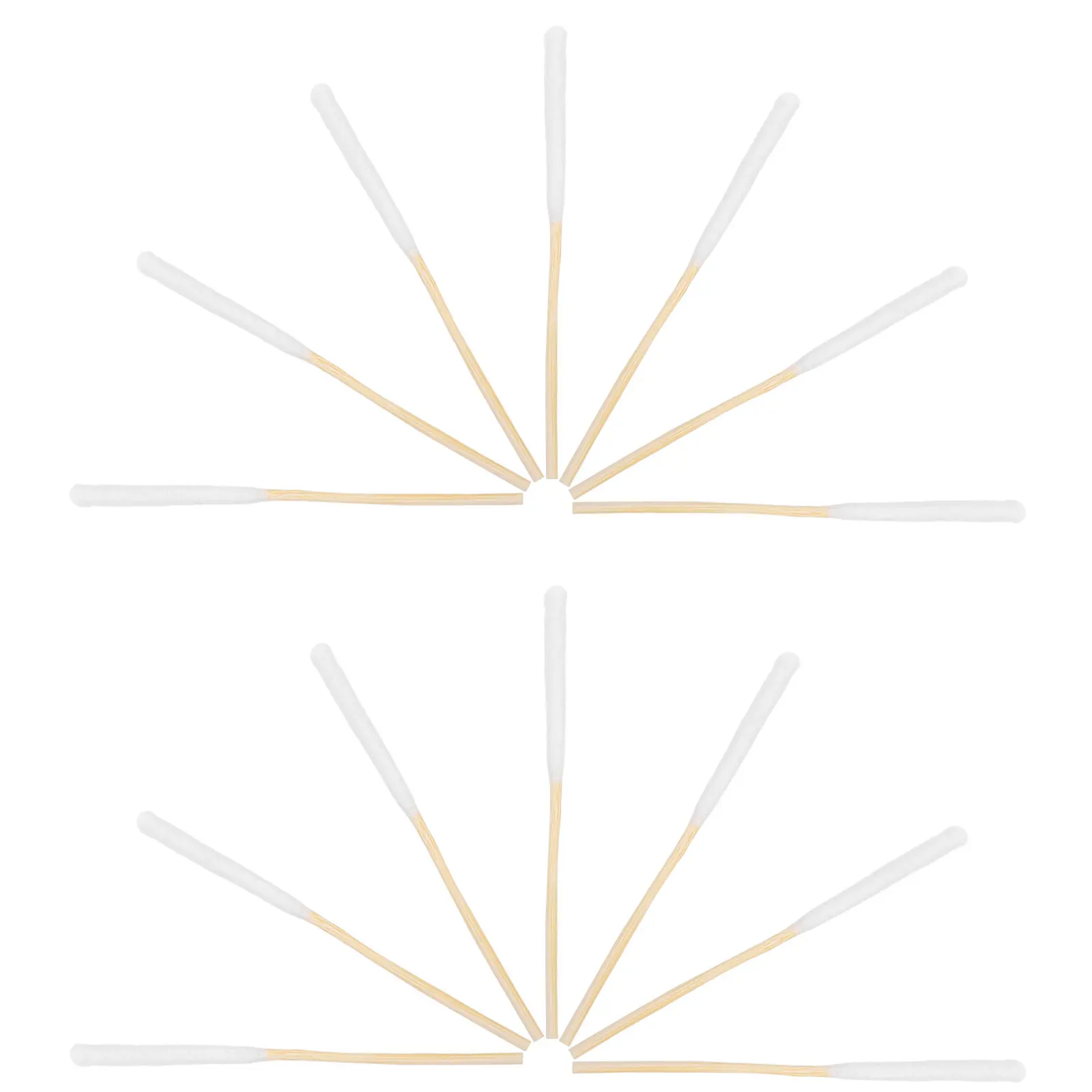 10Packs Face Application Cotton Swabs Precision Tip Wooden Sticks 8Cm Disposable Makeup Applicator Skincare Tools Beauty Salon