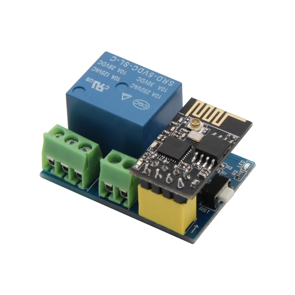 LILYGO T-01C3 ESP32-C3 WiFi BLE5.0 Module, IPX Antenna Interface, ESP-01 Form Factor, 4M Flash IoT Wireless Board