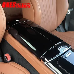 For Mercedes Benz S Class W223 S400L S450L S500L S480 S580 S680 2021 2022+ Car Accessories Center Console Armrest Box Trim Cover