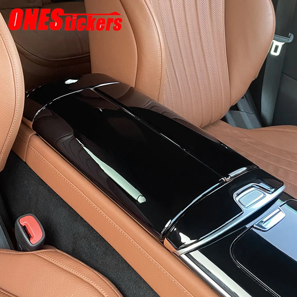 For Mercedes Benz S Class W223 S400L S450L S500L S480 S580 S680 2021 2022+ Car Accessories Center Console Armrest Box Trim Cover