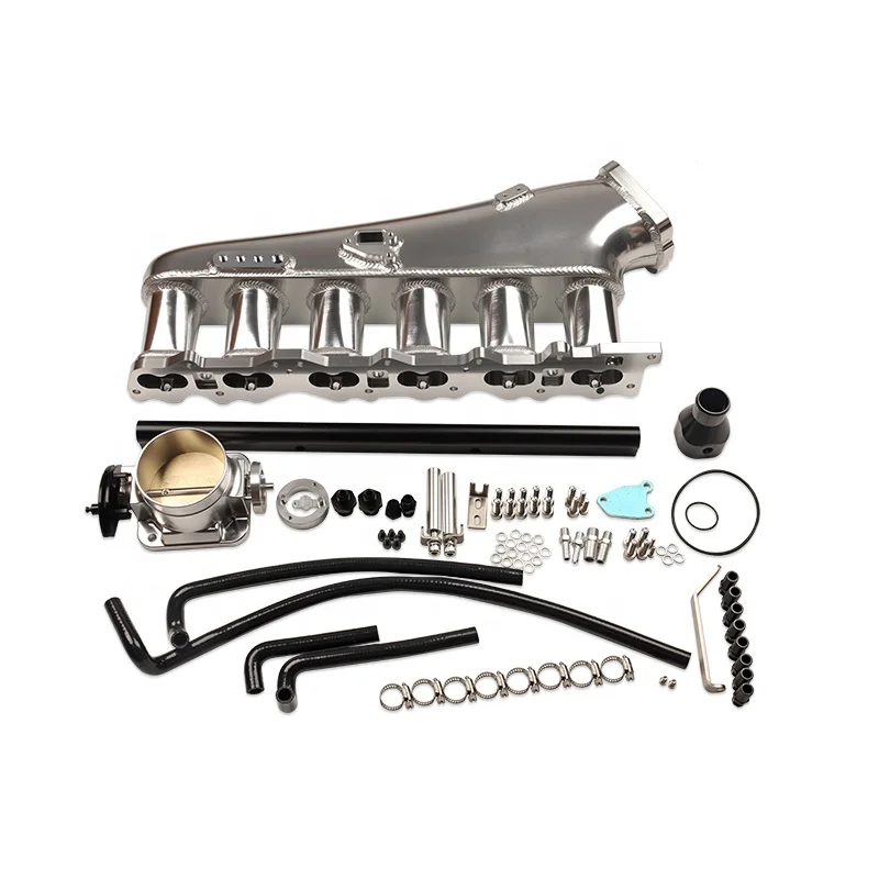 

Upgraded versionRB25 RB25DET NEO Engine Billet Air Intake Manifold and Performance Throttle Body for Nissan Skyline RB25DET R33