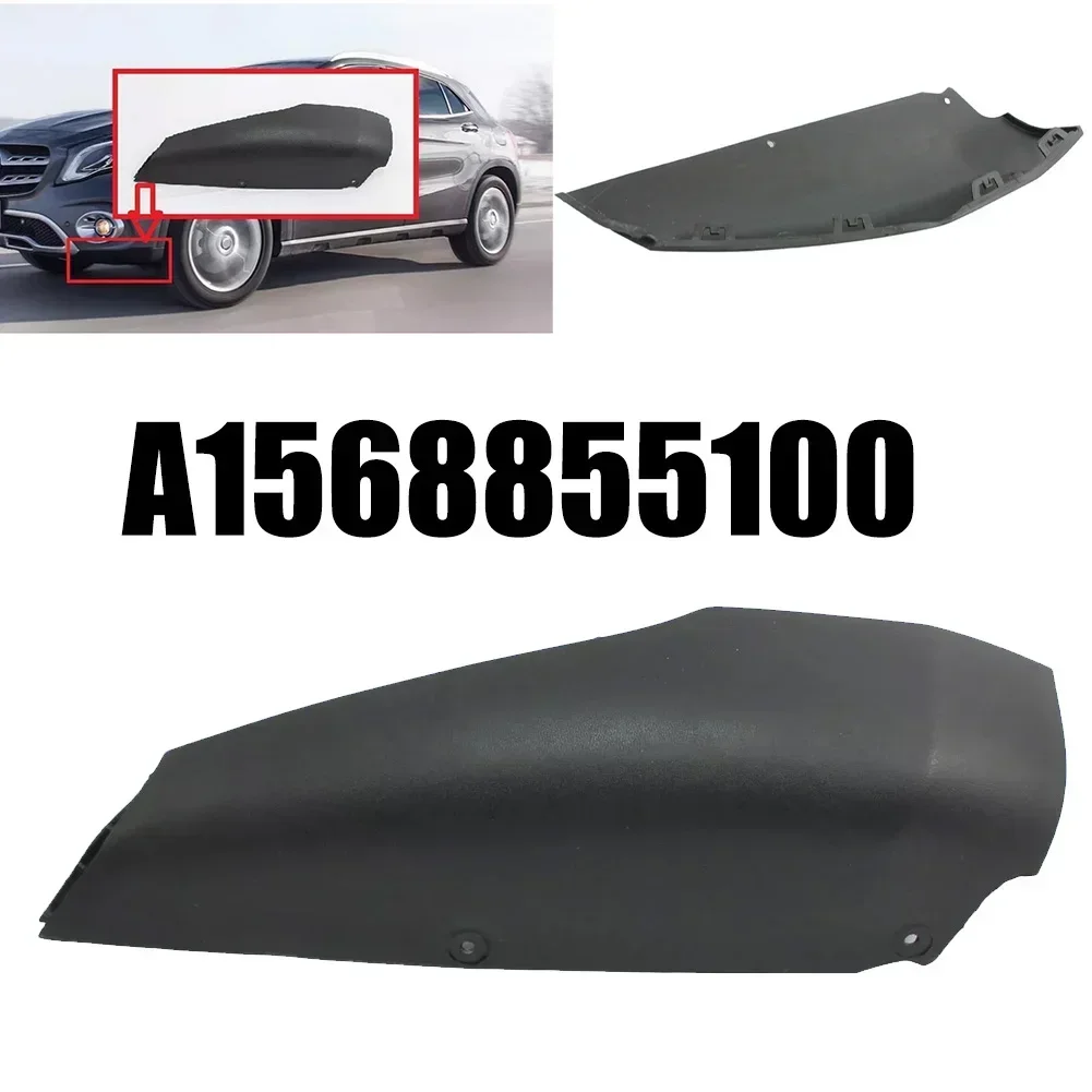 Front Bumper Molding Tirm For Mercedes For GLA X156 2017-2019 OEM Number A1568855100 Black ABS Sturdy And Compact Wear-resistant