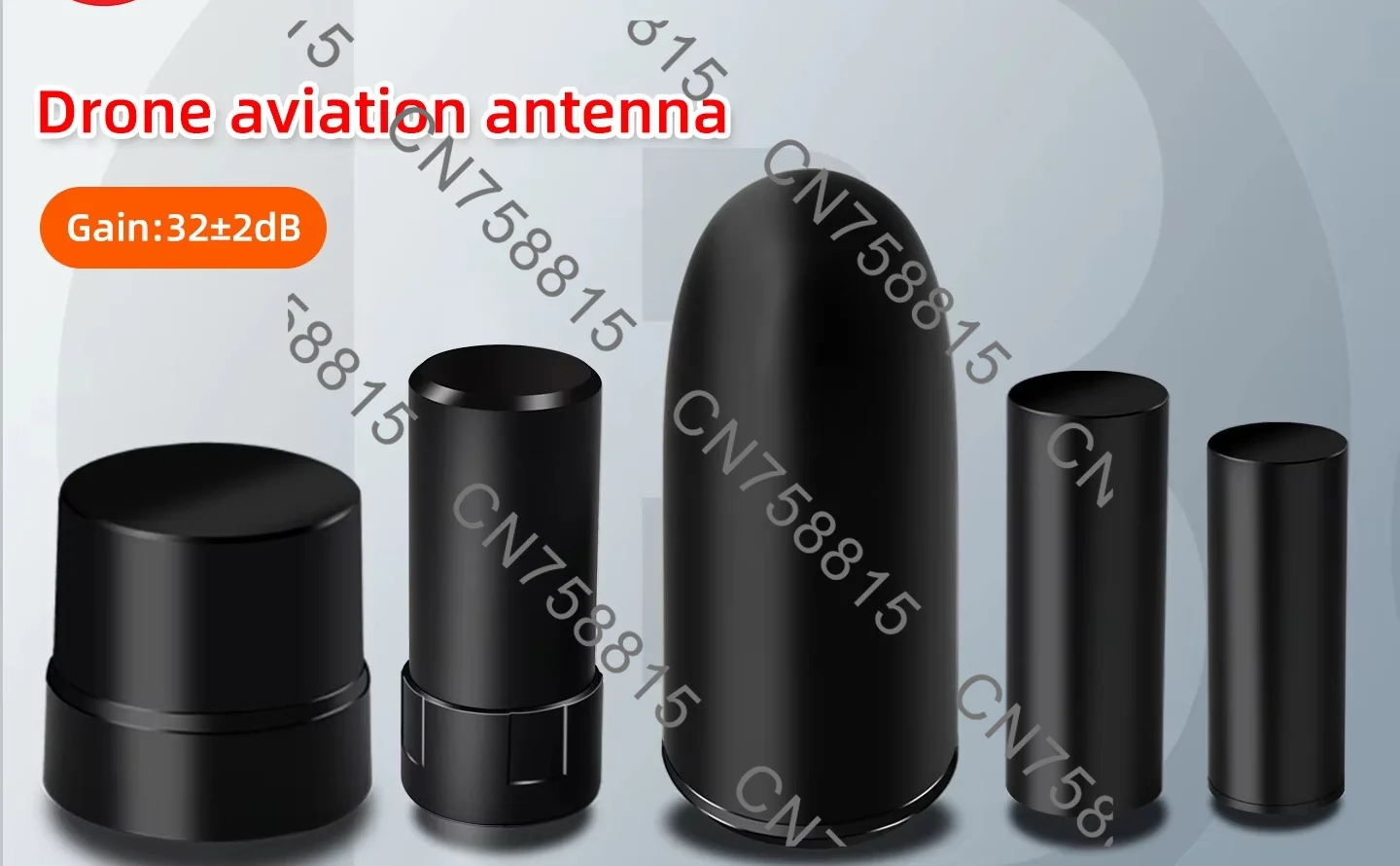 BDS GPS GLONASS Galileo SMA-J Positioning GNSS Helical FPV Racing Antenna BT-560，High Precision RTK Drone Lighting Show