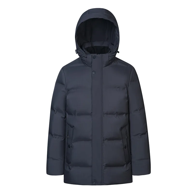 White Goose Down Jacket Coat Parka Men Waterproof Thick Outerwear Men's Clothing Winter Padded Jackets Puffer Jacket HWY307