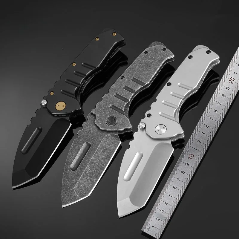 

Self-defense Portable Camping Outdoor Folding Knife D2 Blade Steel Handle Hunting Survival Tactical Utility Knives EDC Tools