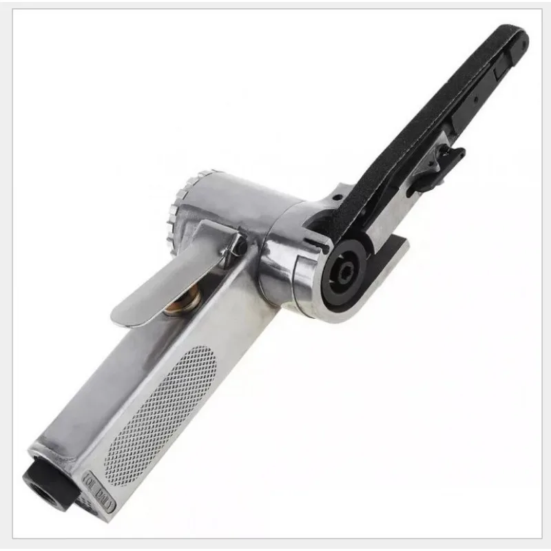 1Pc 3/8" Air Belt Sander Air Angle Grinding Machine with Sanding Belts for Air Compressor Sanding Pneumatic Tool Set - view 5