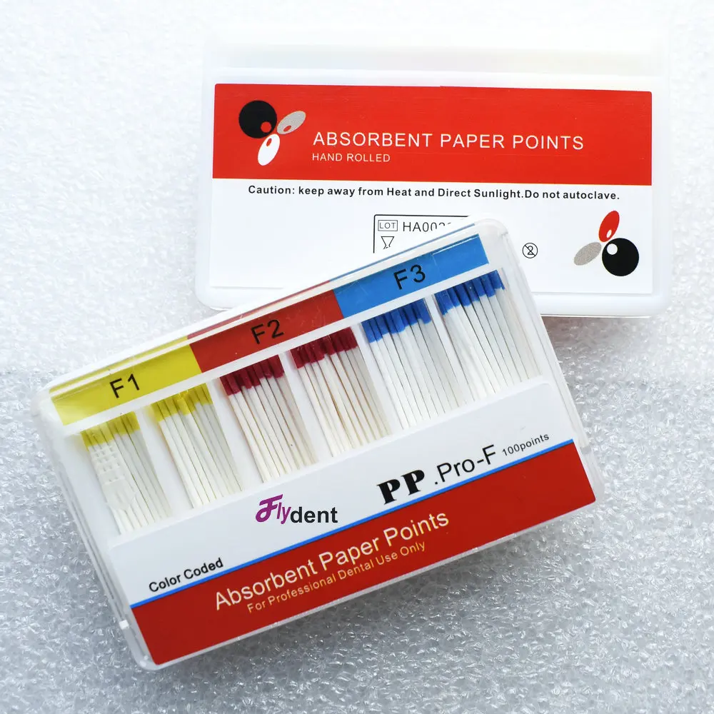 Dental Material Absorbent Paper Points F1 F2 F3 Endodontic Instrument For Protaper Root Canal Prepare Dentist Tool Dentistry