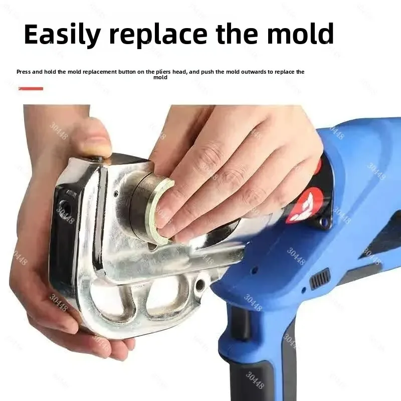 Portable Rechargeable Hydraulic Crimping Tool EZ-400 Lithium Electric Cable Crimper Continuous Crimping and Cutting