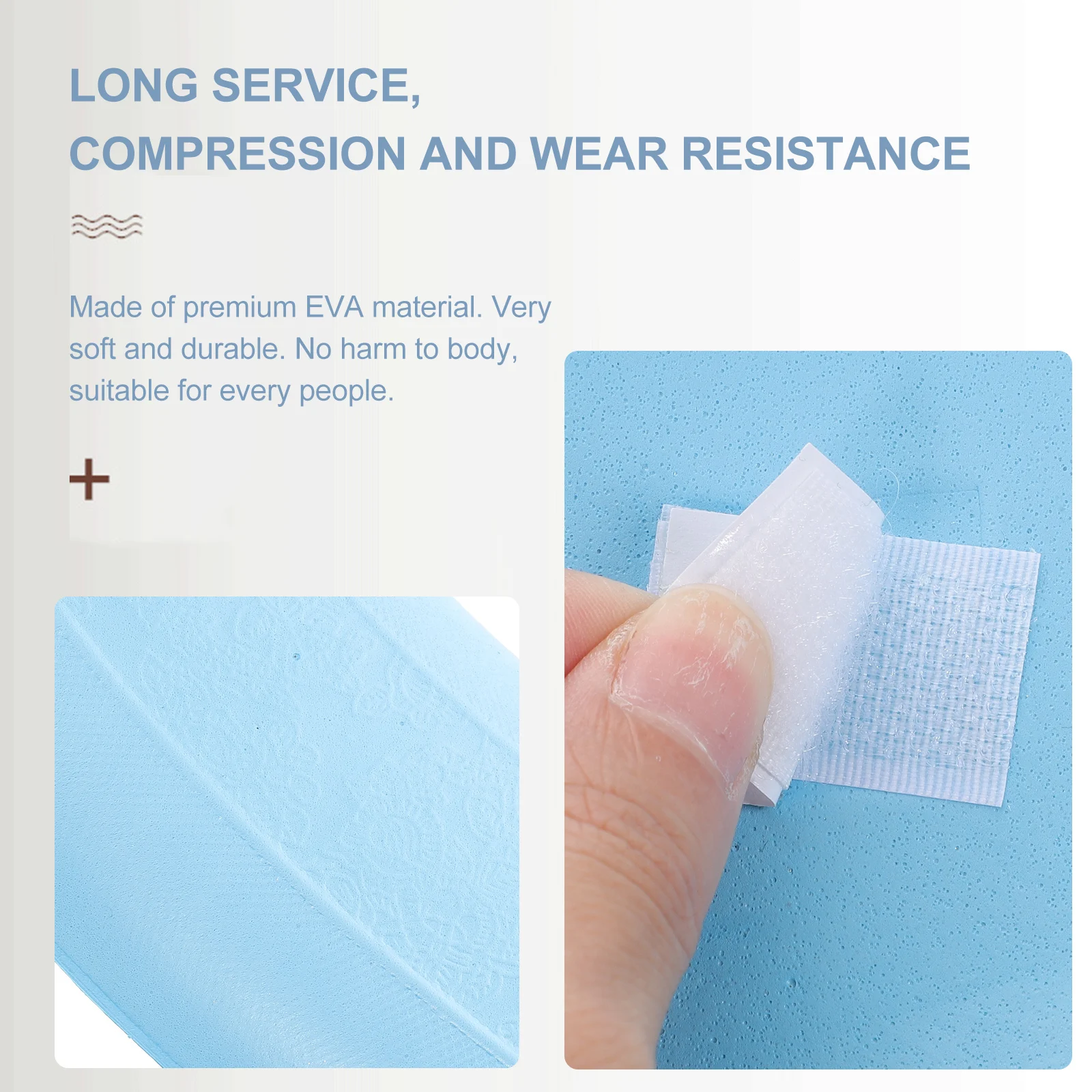 

2Pcs EVA Toilet Seat Cushion O Shape Blue Reusable Washable Soft Bathroom Cover Pads Travel Size Portable Mats Pad Warm