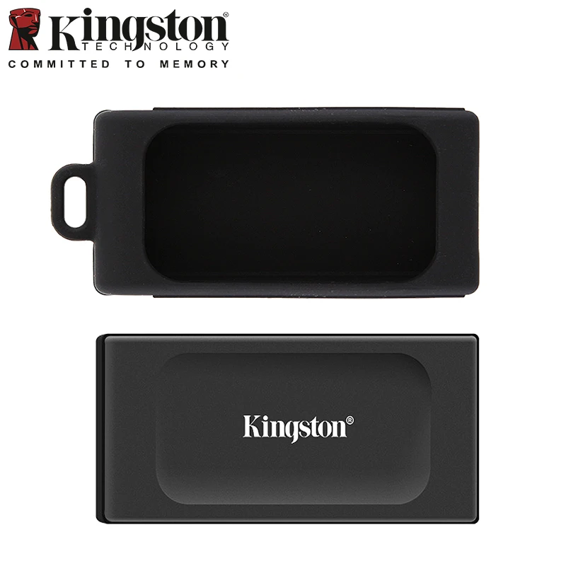 Kingston-Disque Dur Externe SSD XS1000, 1 To, 2 To, Max 1050 Mbumental, USB 3.2, Type-C, pour PC