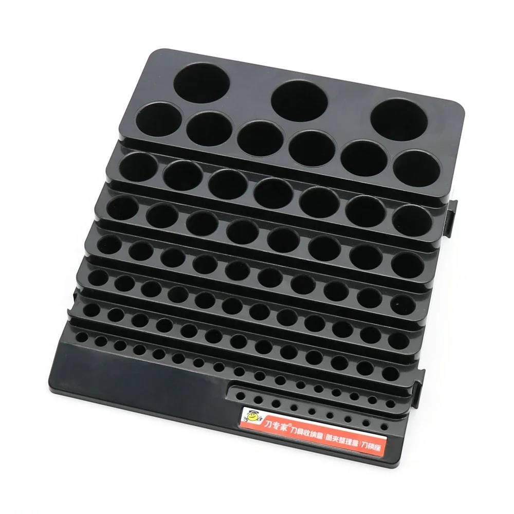 1Pc 85 Holes Tool Storage Box Milling Cutter CNC Tool Accessories Placement Rack Free Shipping