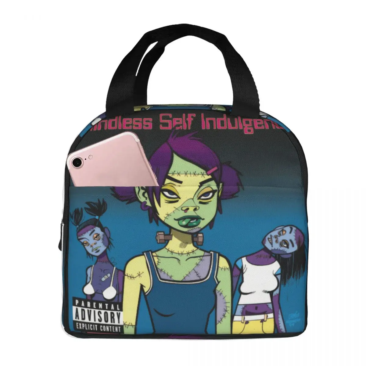 Sinnlose Selbst genuss Lunch Bag Unisex tragbare Kühler isolierte Lunchbox Lebensmittel Bento Box