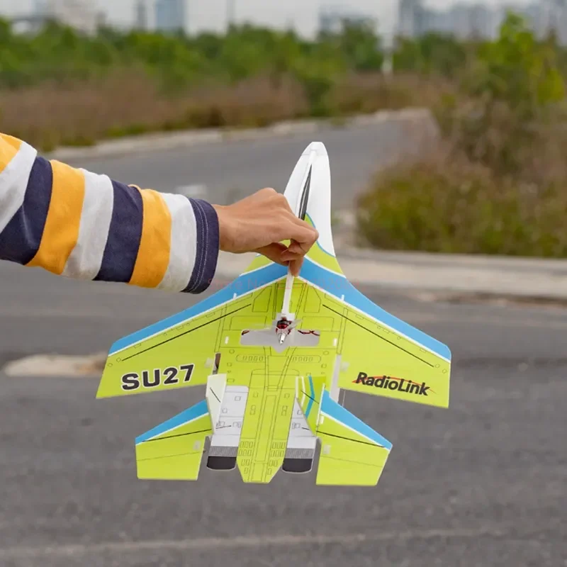 

New Su27 Remote Control Rc Fixed Wing Model Airplane With 3 Flight Modes Feedback Magic Board Pp Material Drop Resistant
