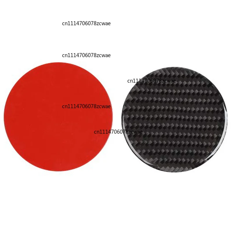 ZOCI-Cup Holder Coasters Pad Waterproof for Ford Mustang 2015 2016 2017 2018 2019 2020 Carbon Fiber