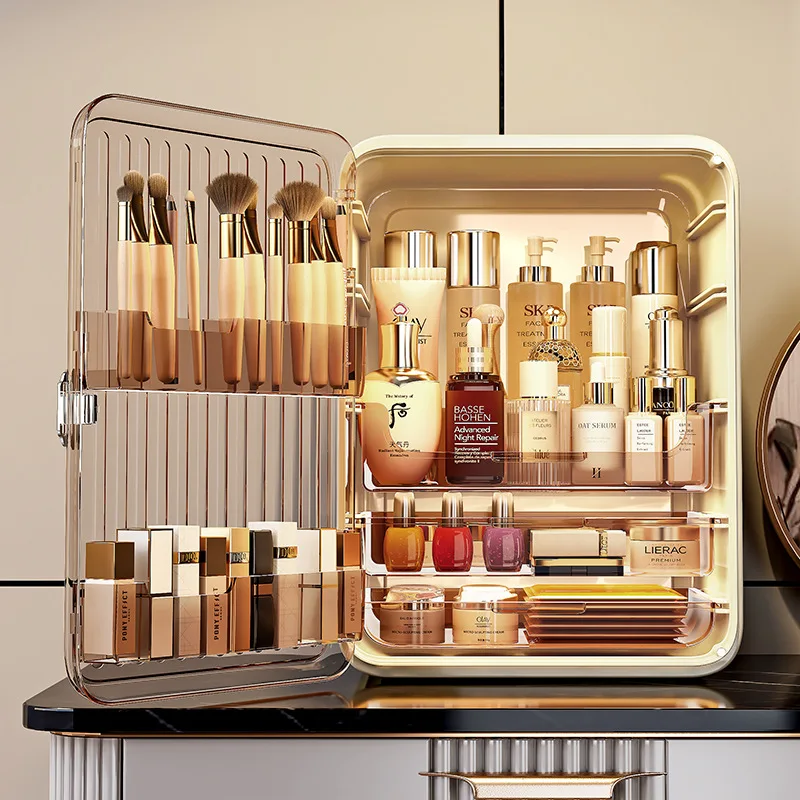 large-capacity-dustproof-makeup-storage-box-cosmetic-organizer-display-stand-sunscreen-sleeve-cover-for-vanity-table