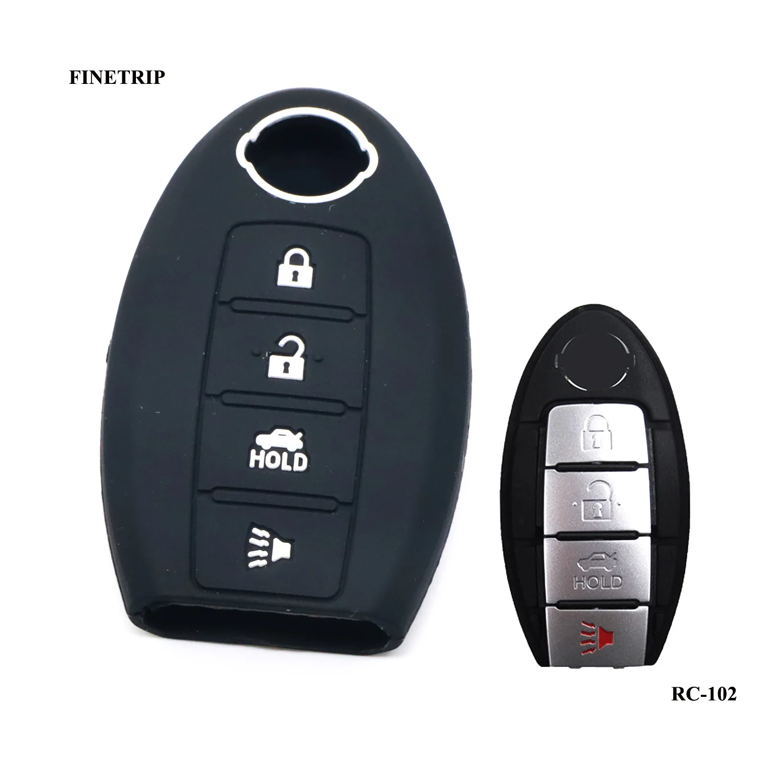 Silicone Car Remote Key Case Cover For Nissan Altima Maxima Murano Sentra Versa Titan Leaf Juke Quest Elgrand NV200 Note Tiida