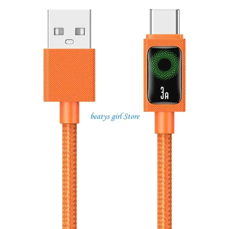 C7AB USB C/USB Charging Cable With 1.2M Length Supports PD60W Fast Speed File Transfer For Electronics Phones