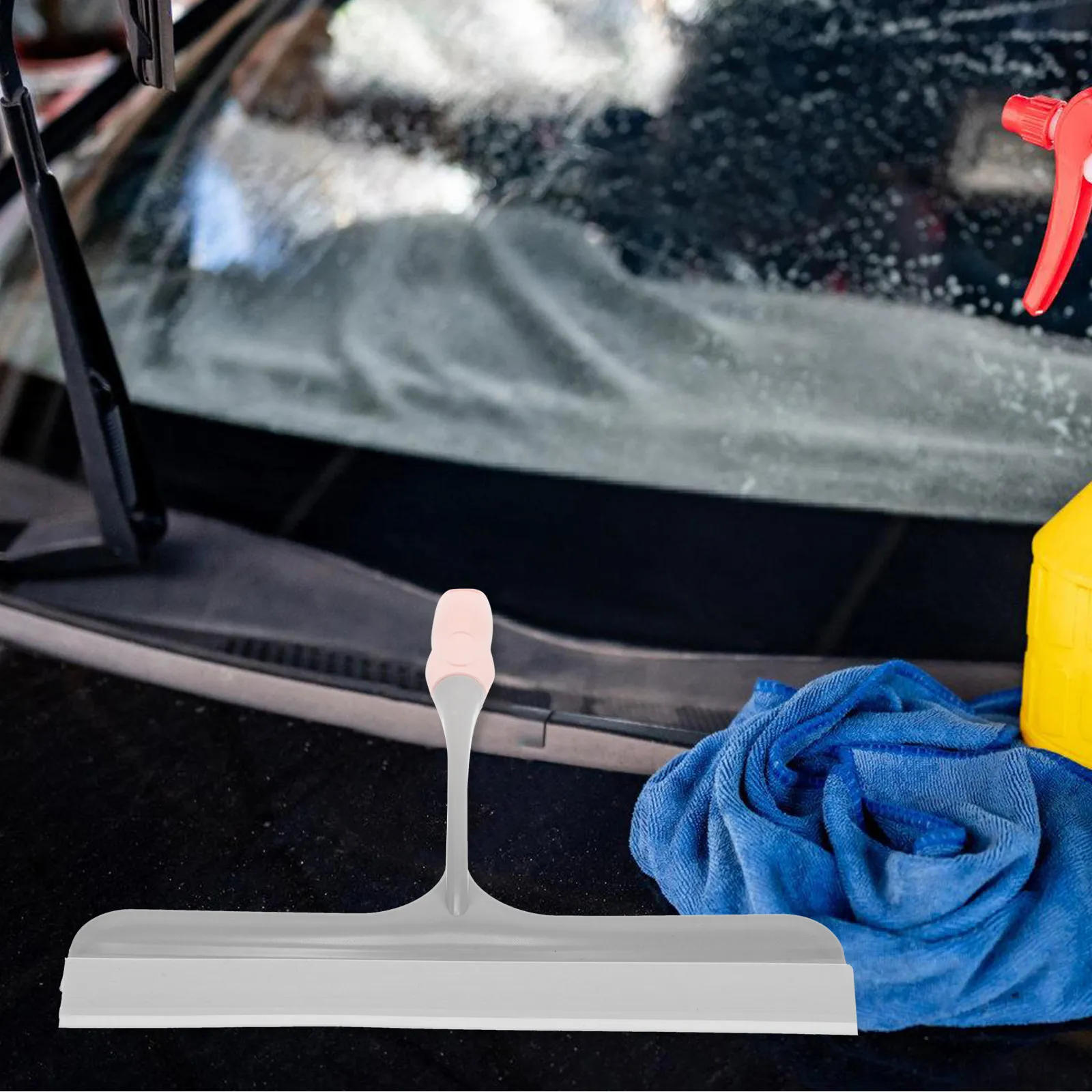 

Т-образный пластиковый скребок для автомобильных стекол с эргономичной ручкой для очистки лобового стекла, боковых зеркал, нанесения пленки и удаления пузырьков воздуха