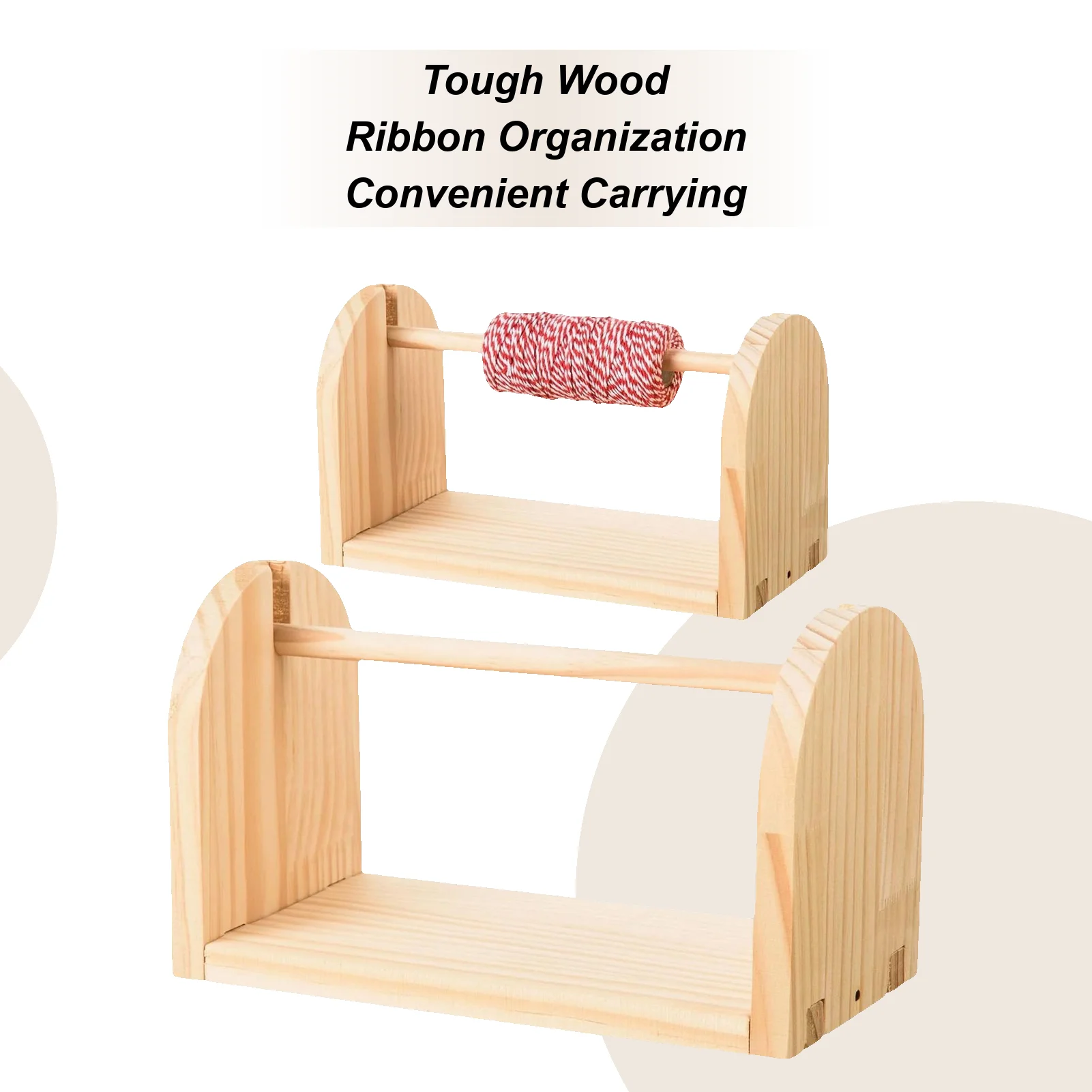 

Wooden Spools Holder Stand Detachable Crochet Yarn Holder Rack Sewing Thread Spool Thread Holder Organizer Crochet Yarn Supplies