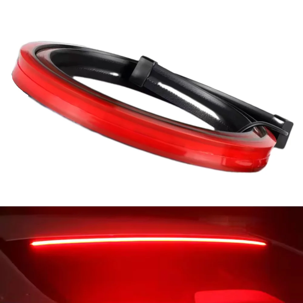 90/100 سنتيمتر x 1.7 سنتيمتر LED أضواء الفرامل الثالثة للسيارة العالمي عالية جبل وقف الفرامل ضوء اكسسوارات السيارات Led أضواء #2