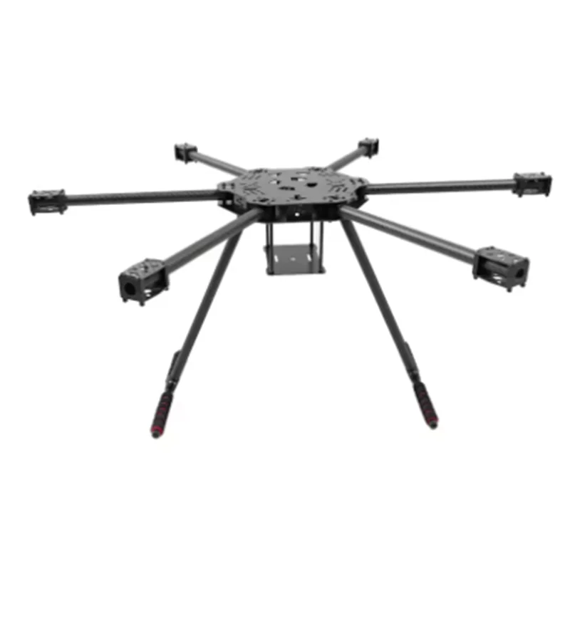 RC DRONE F680/850 cadre entièrement en Fiber de carbone 680/850 hexa-rotor bras pliable Hexacopter cadre Kit train d'atterrissage inflodable pour FPV