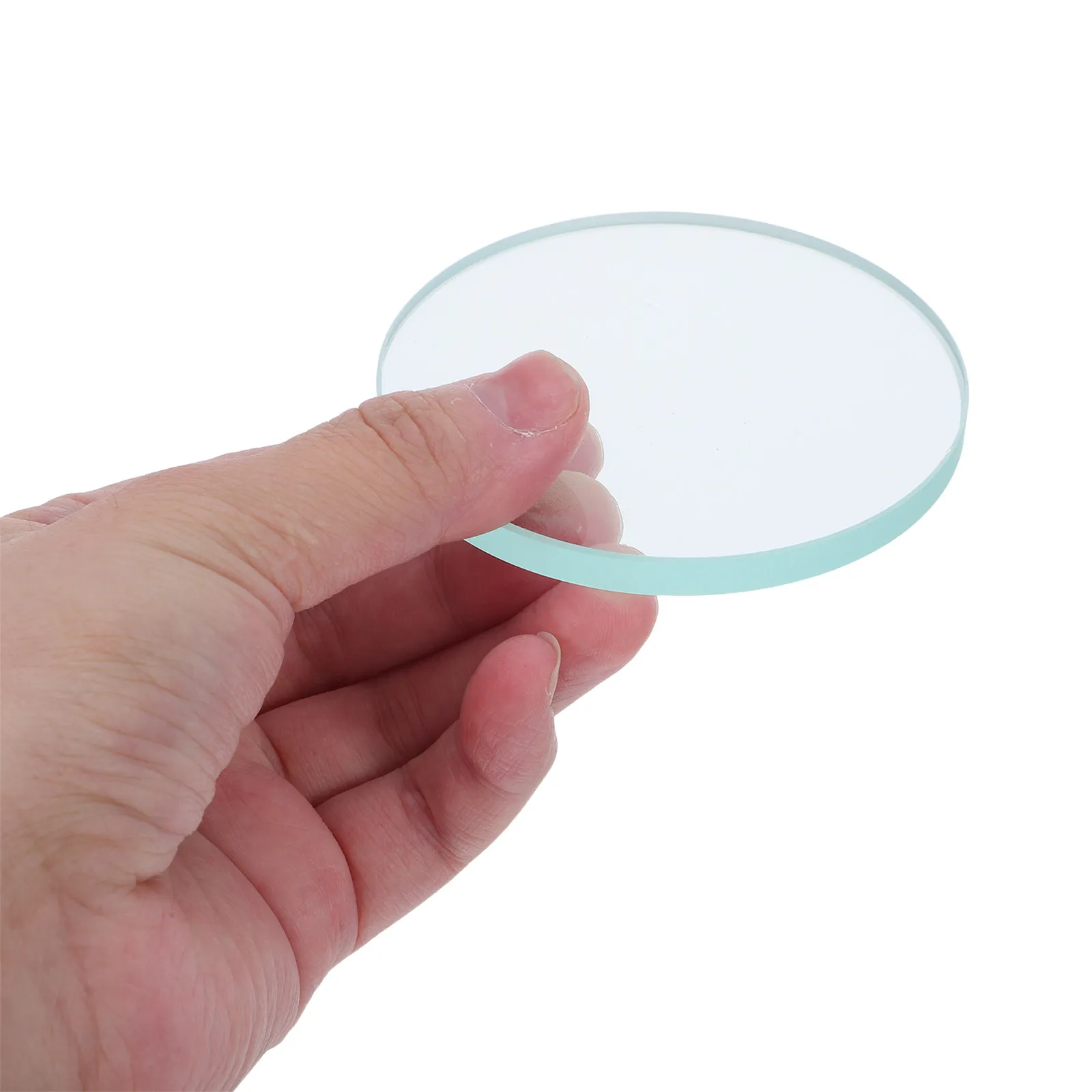 2Pcs Round Tempered Glass Cover for Water Meter 76Mm Replacement Transparent Scratch Resistant Antifreeze Water Meter Glass