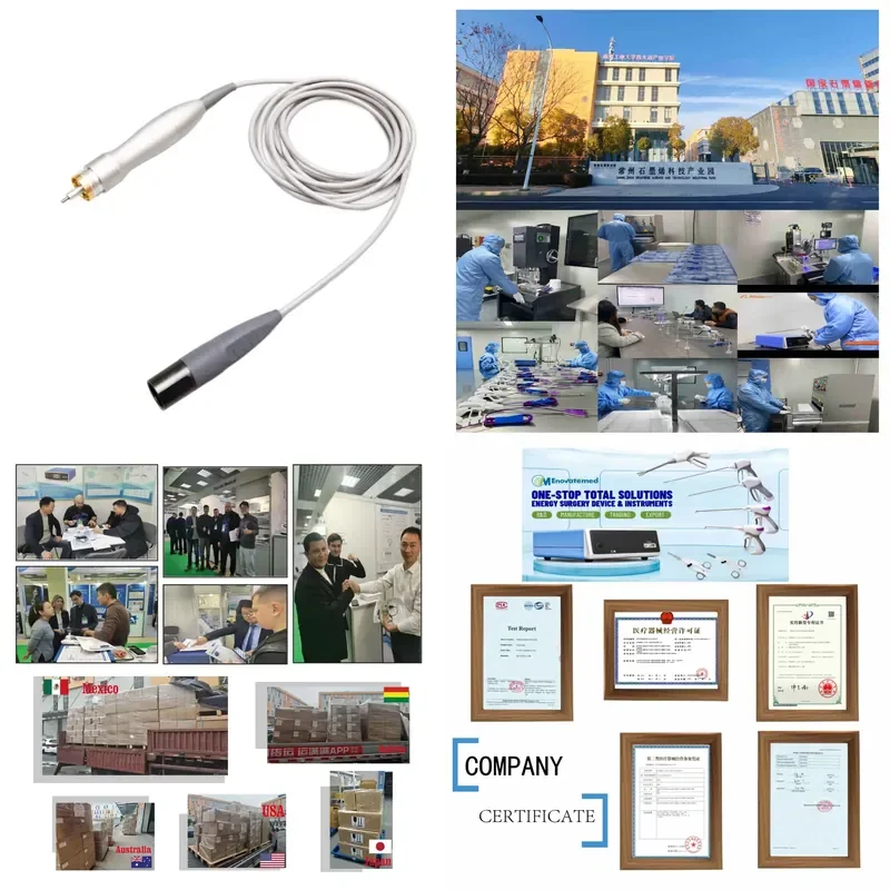 Enovatemed Certified Class II Ultrasonic Cutting Hemostatic System 45cm Pistol Instrument