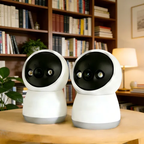 2K Pet Dog Camera with Phone App, 2.4GHz WiFi Indoor Security Baby Camera, 360° Pan & Tilt, 2-Way Audio, Night Vision