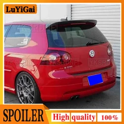 폭스바겐 VW 골프용 탄소 섬유 리어 루프 스포일러, 자동차 리어 트렁크 립 윙, 5 V MK5 R32 GTI 2006-2009
