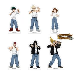 New Japan Anime My Hero Academia Acrylic Stand Model Figure Cosplay Plate Holder Topper Fans Christmas Desk Decor Plate Gift