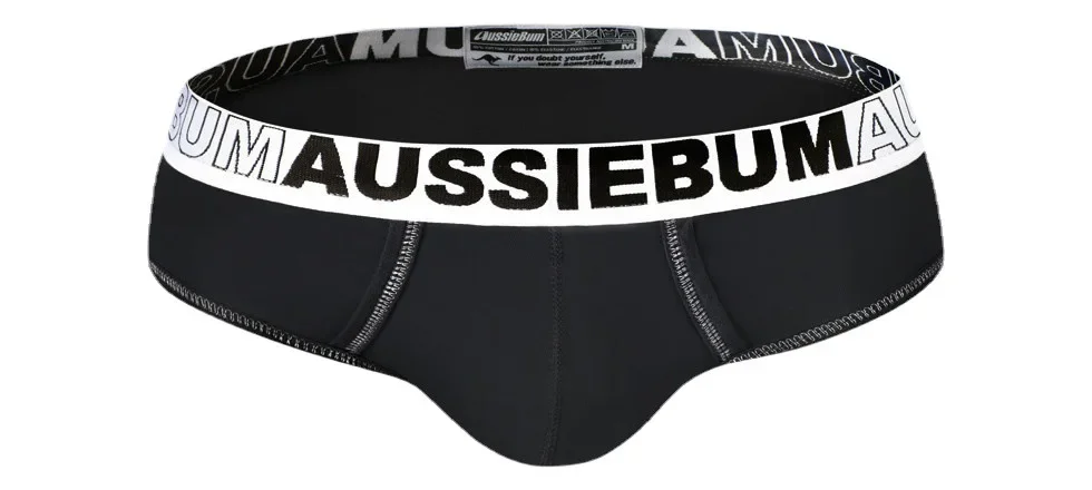 New mens breathable briefs with low waist and comfortable double-layer front pocket three-dimensional briefs