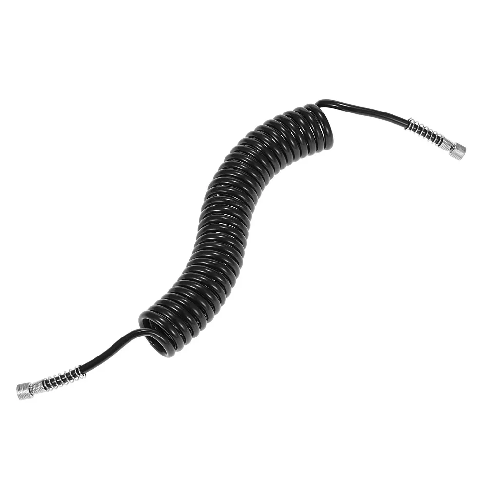 1/8 Inch Fittings Air Hose Quick Fittings Bend Restrictor Air Compressor Hose Solid Brass Coupler Coiled Air Hose Garage Use