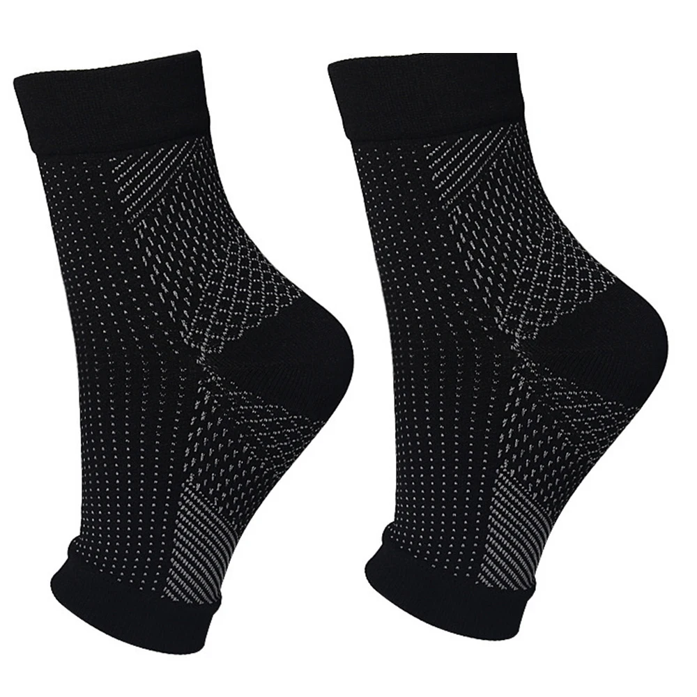 1 Paar Knöchelbandagen für Erwachsene Schmerzlinderung Knöchelschwellung Neuropathie-Socken Verletzungserholung Schutz Knöchel-Sport-Kompressionssocken – Detail 8