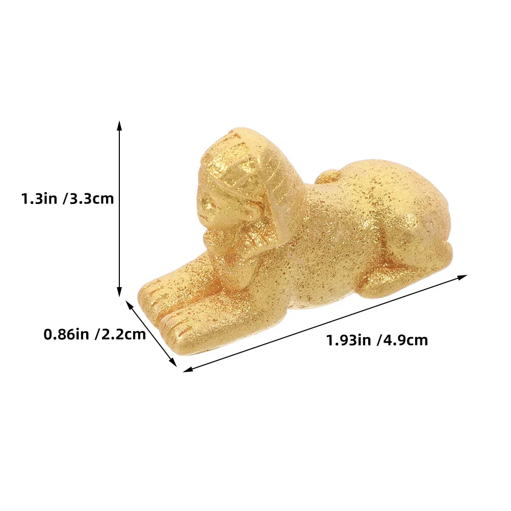 12Pcs Mini Ancient Egyptian Resin Statues Micro Landscape Decor Bonsai Ornament Sand Table Desktop Shelf Display Egyptian Theme