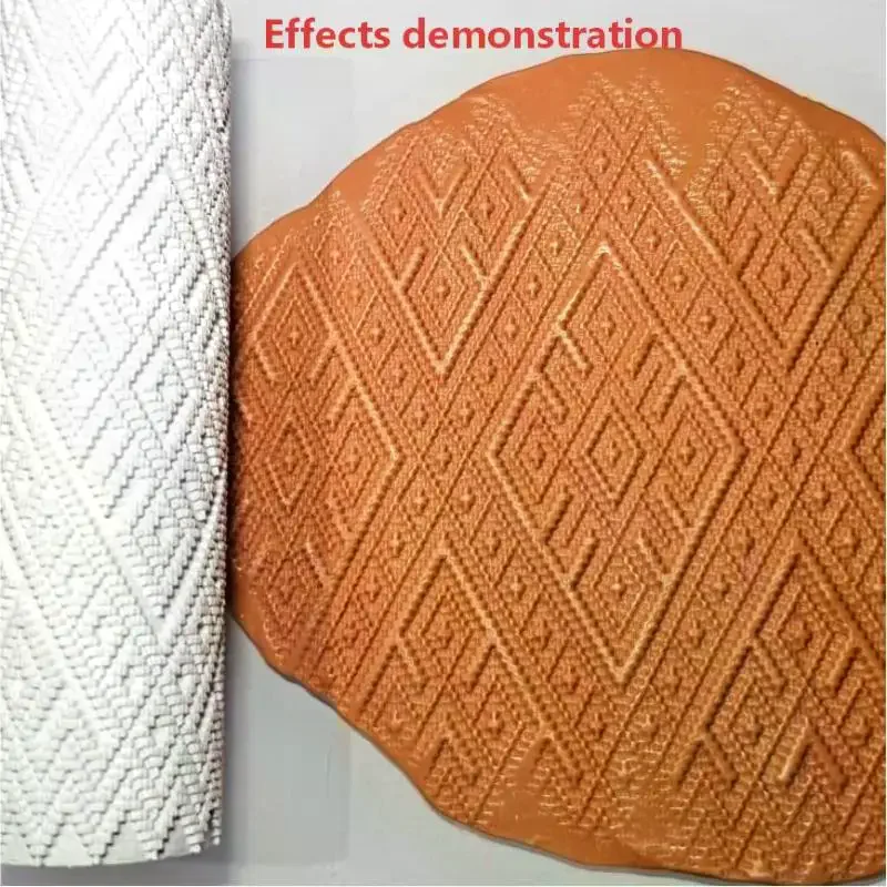 3D Printed Traditional Embossed Texture Roller For DIY Craft Handmade Art Making