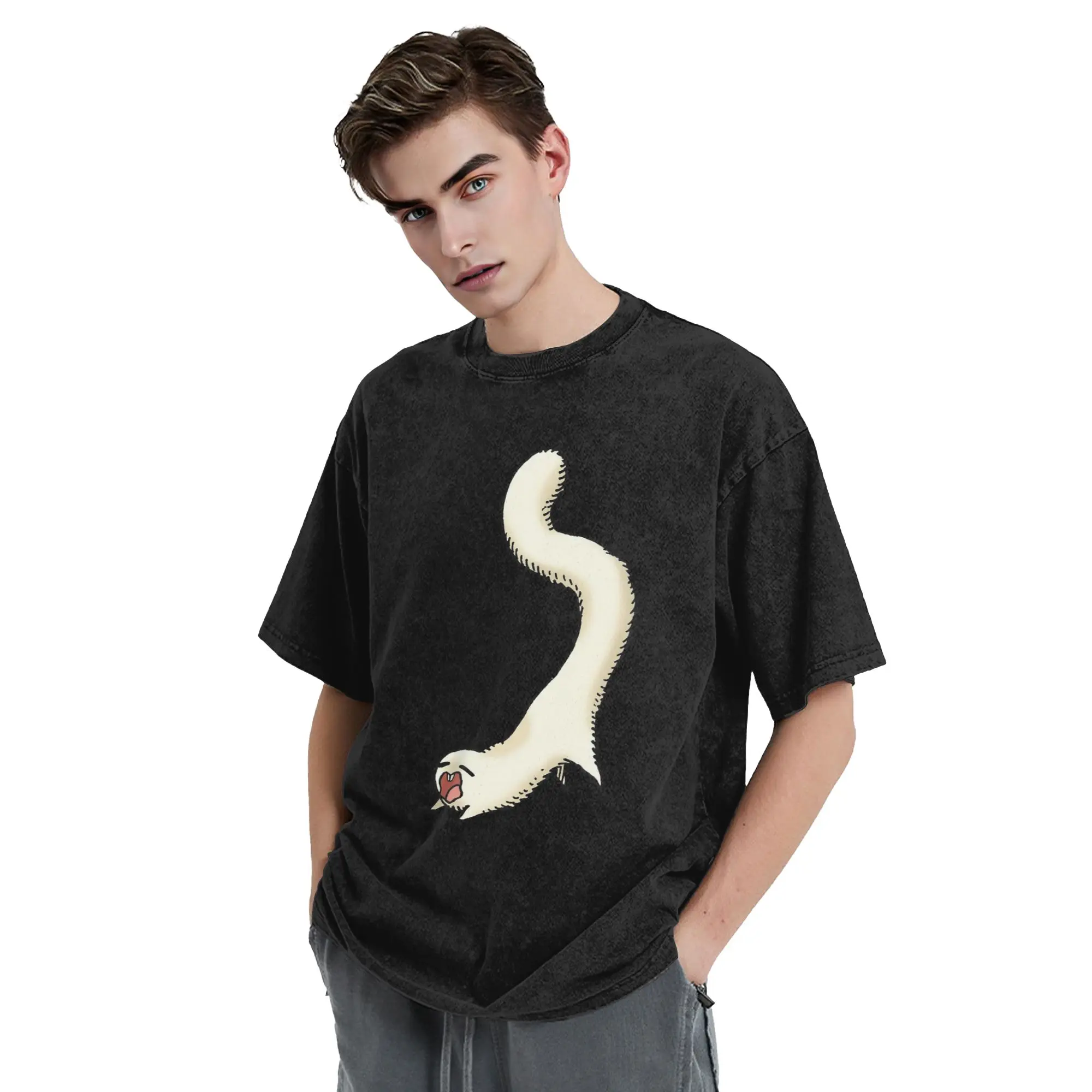 Brushbuddy Witch Hat Atelier Anime Washed T Shirt Streetwear T-Shirt  Tee Shirt Men Women Cotton Oversize Graphic Printed