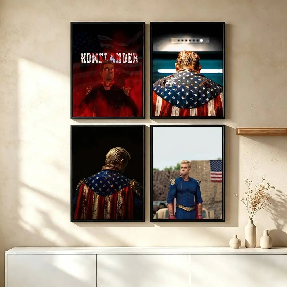 T-The Boys Homelander TV Series Poster High Quality Dorm Living Room Aesthetic Wall Decoration Painting Stickers Gift