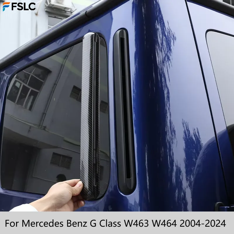 

Car Upgrade For Mercedes Benz G Class W463 W464 2004-2024 Rear C-Pillar Air Vent Outlet Trim Cover Car Interior Accessories