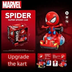 Hot Toys Marvel Avengers Kart Spider-Man Captain America Iron Man Electric Stunt Light Music Balance Car Children's Toys