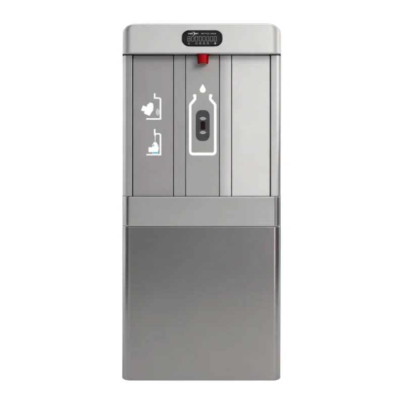 IDIY Electric Hands-Free ADA Wall-Mounted Drinking Water Fountain Filtered Commercial Outdoor Bubbler Chilled Station Hospital